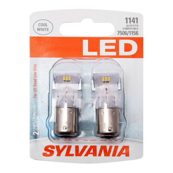 SYLVANIA 1141 WHITE SYL LED Mini Bulb, 2 Pack, , hi-res