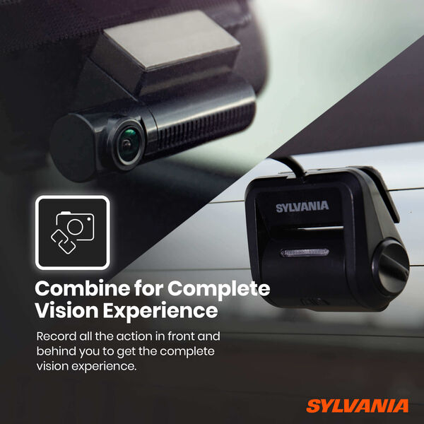 SYLVANIA Roadsight Dash Camera Stealth + Rear Bundle, , hi-res