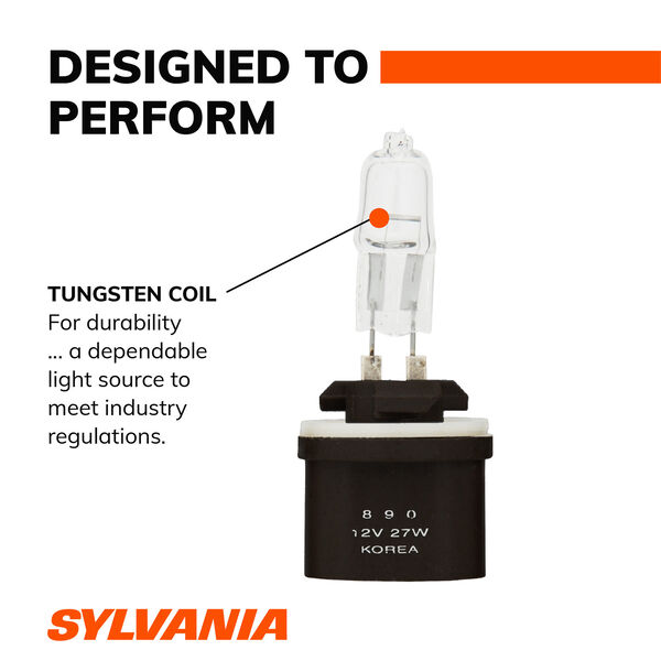 SYLVANIA 890 Basic Fog Bulb, 1 Pack, , hi-res
