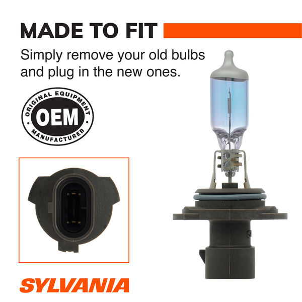SYLVANIA 9006XS SilverStar Halogen Headlight Bulb, 2 Pack, , hi-res