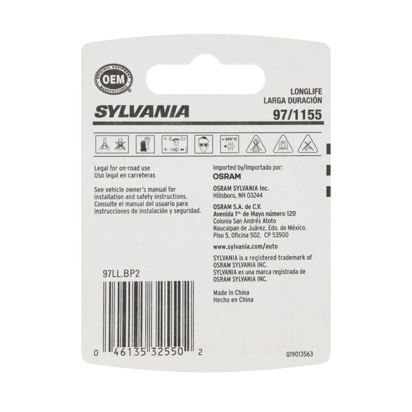 SYLVANIA 97 Long Life Mini Bulb, 2 Pack, , hi-res