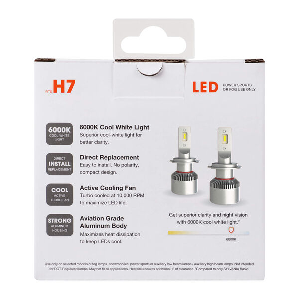 H7 LED bulbs instead of stock