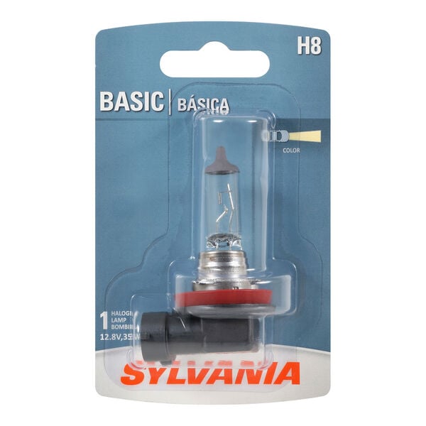 SYLVANIA H8 Basic Halogen Headlight Bulb, 1 Pack, , hi-res