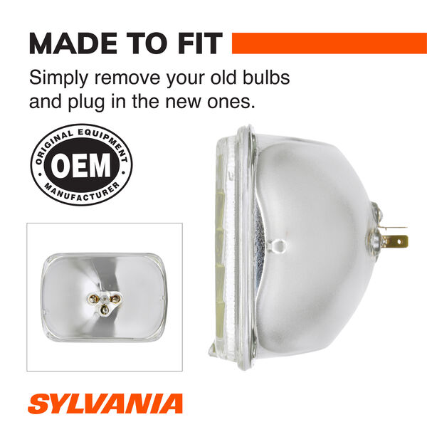 SYLVANIA H6054 Basic Sealed Beam Headlight, 1 Pack, , hi-res