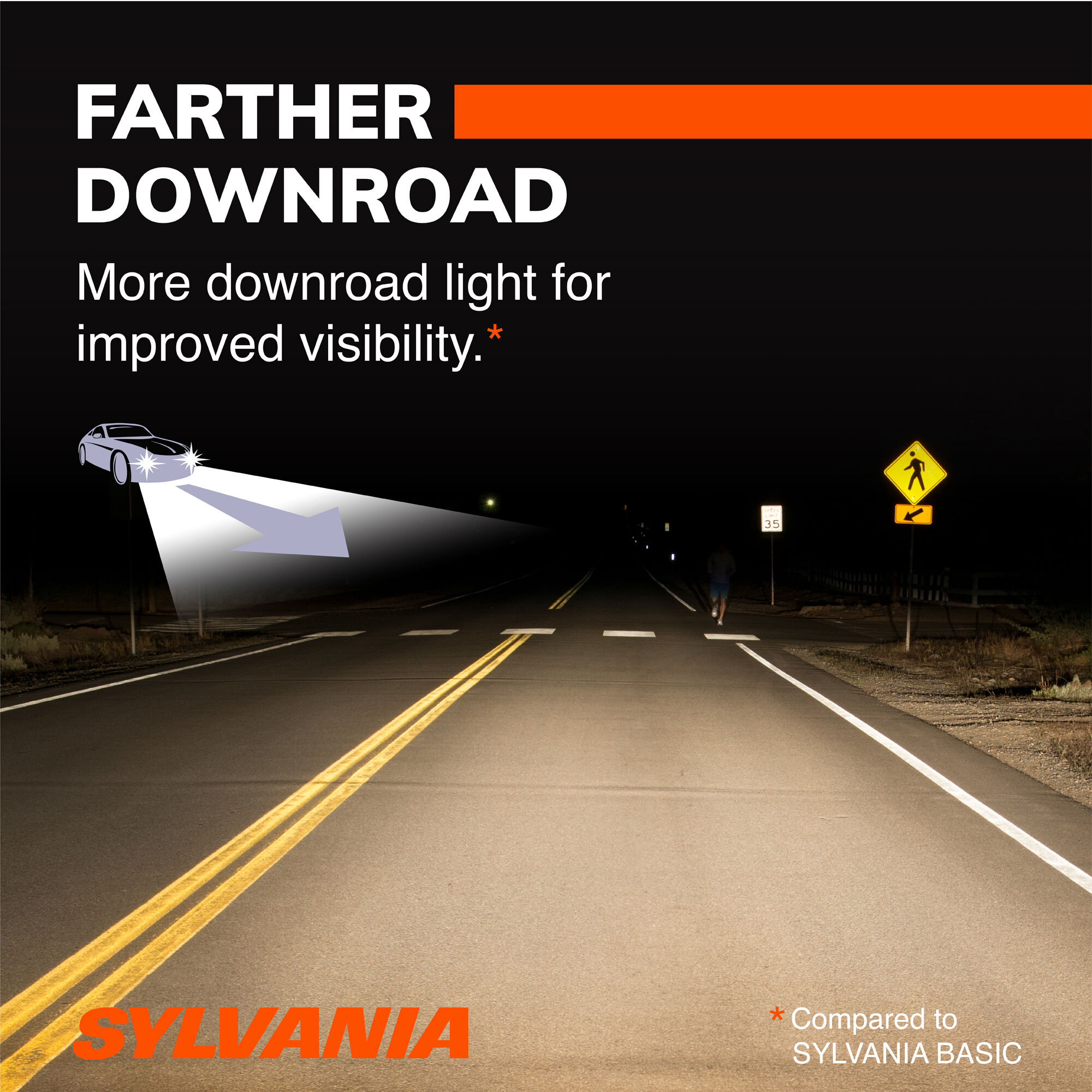 SYLVANIA H4656 XtraVision Sealed Beam Headlight, 1 Pack