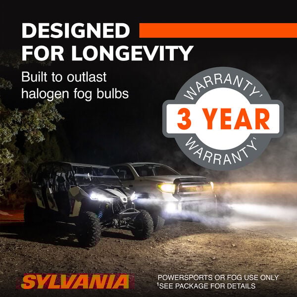 SYLVANIA 9145 ZEVO LED Fog Bulb, 2 Pack, , hi-res