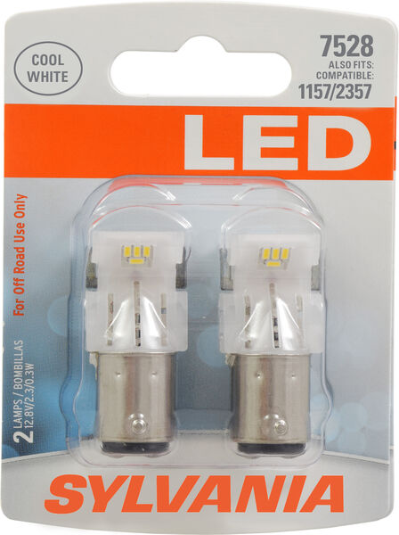 SYLVANIA 7528 WHITE SYL LED Mini Bulb, 2 Pack, , hi-res