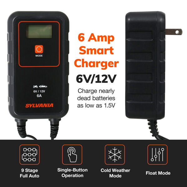 Chargeur de batterie intelligent 6/12V - 4A