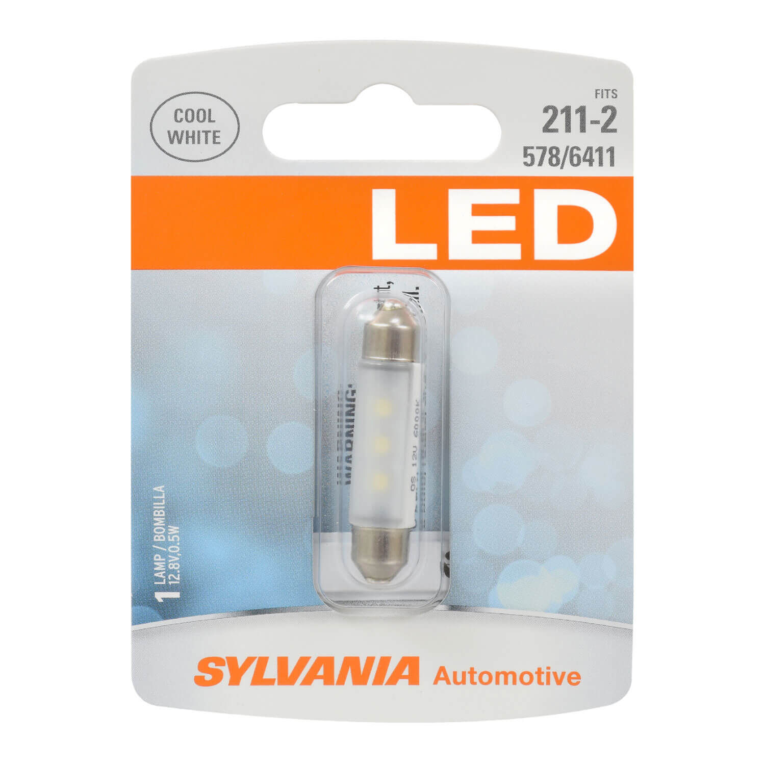 Contains 1 Bulb SYLVANIA 211-2 White LED Bulb, 