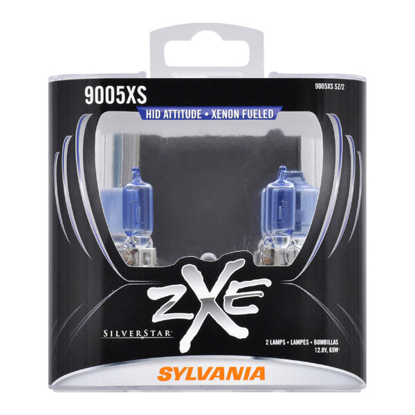 SYLVANIA 9005XS SilverStar zXe Halogen Headlight Bulb, 2 Pack, , hi-res