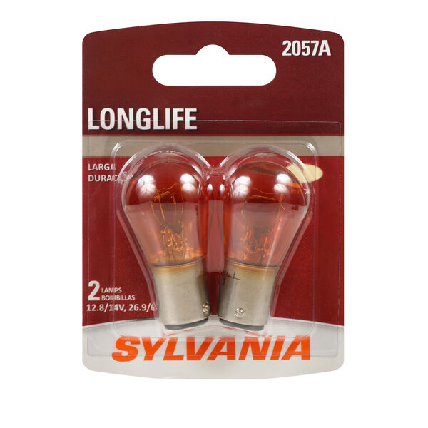 SYLVANIA 2057A Long Life Mini Bulb, 2 Pack, , hi-res