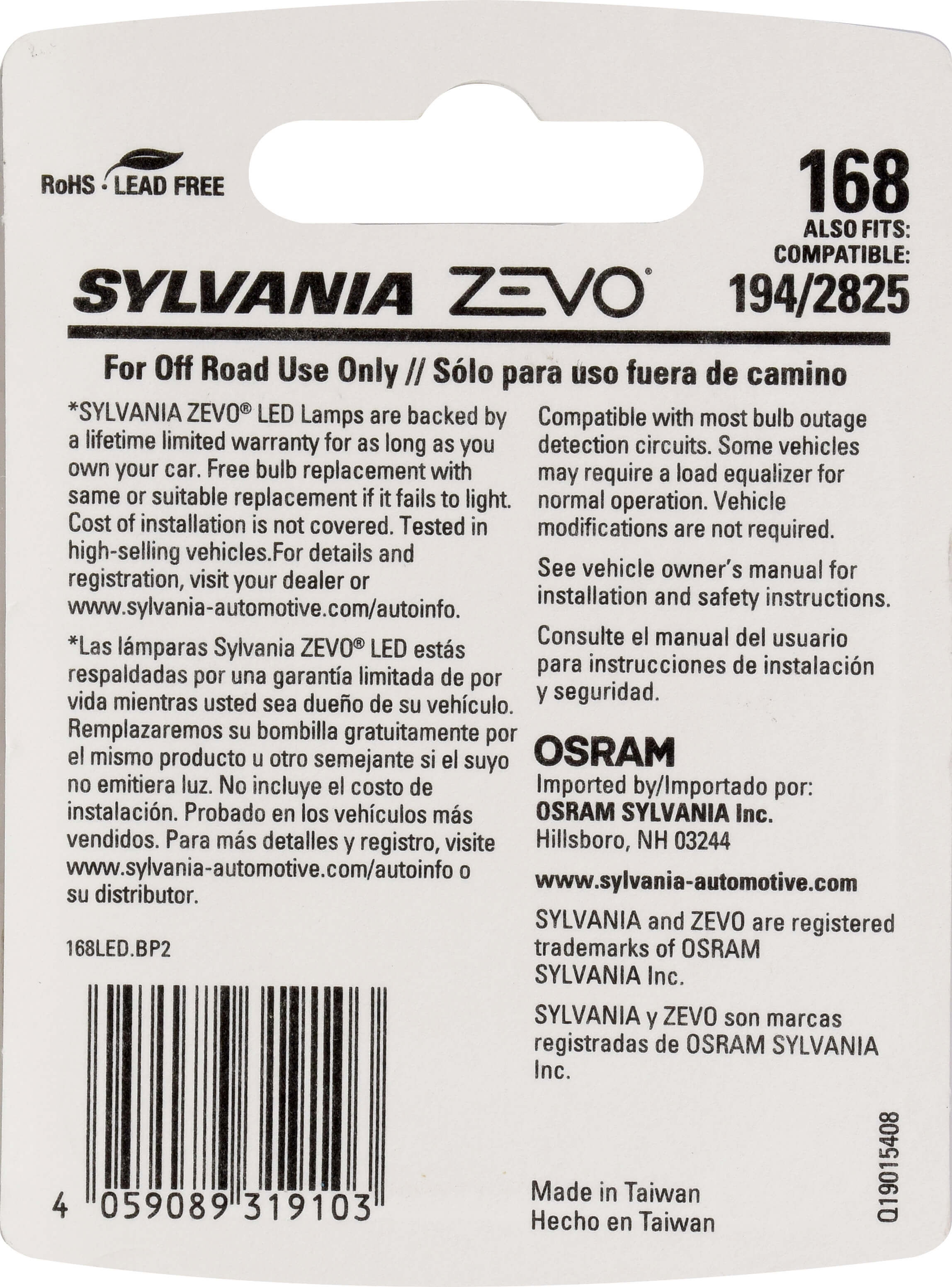 Sylvania 2825 zevo led mini bulb deals
