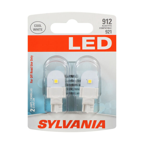 SYLVANIA 912 WHITE SYL LED Mini Bulb, 2 Pack, , hi-res