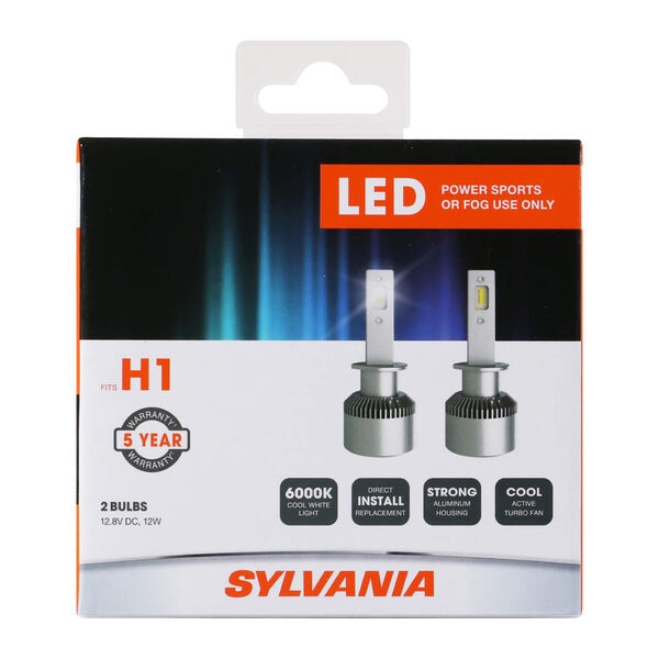 SYLVANIA H1 LED Fog & Powersports Bulb, 2 Pack, , hi-res