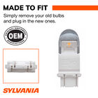 SYLVANIA 3047A AMBER ZEVO LED Mini Bulb, 2 Pack, , hi-res