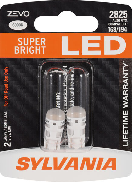 SYLVANIA 2825 WHITE ZEVO LED Mini, 2 Pack, , hi-res