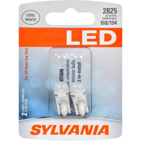 SYLVANIA 2825B BLUE LED Mini Bulb, 2 Pack, , hi-res