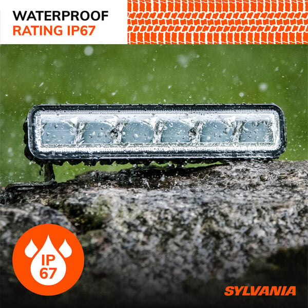 SYLVANIA Slim 7 Inch LED Light Bar - Spot, , hi-res