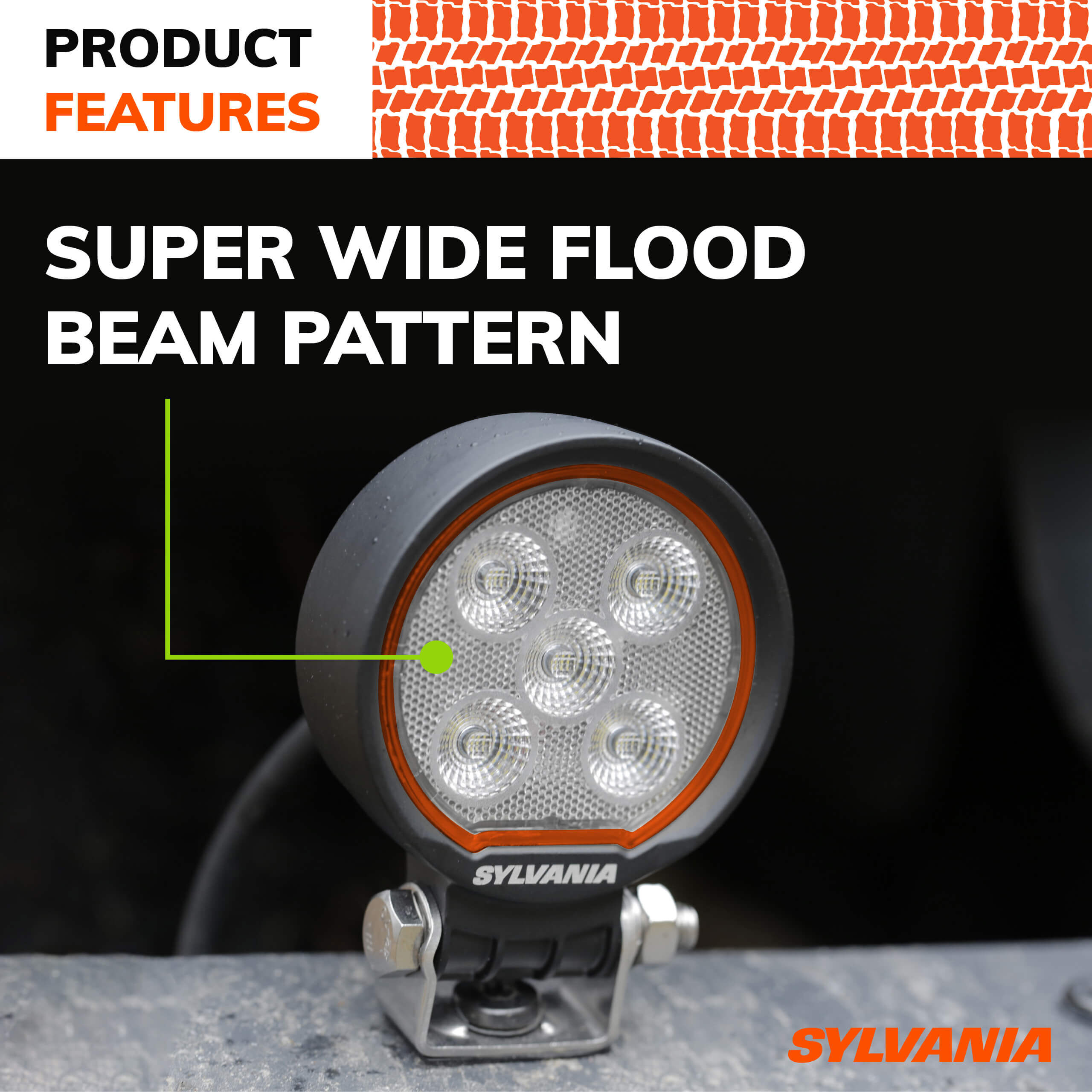 Round led shop flood lights