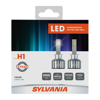 SYLVANIA H1 LED Fog & Powersports Bulb, 2 Pack