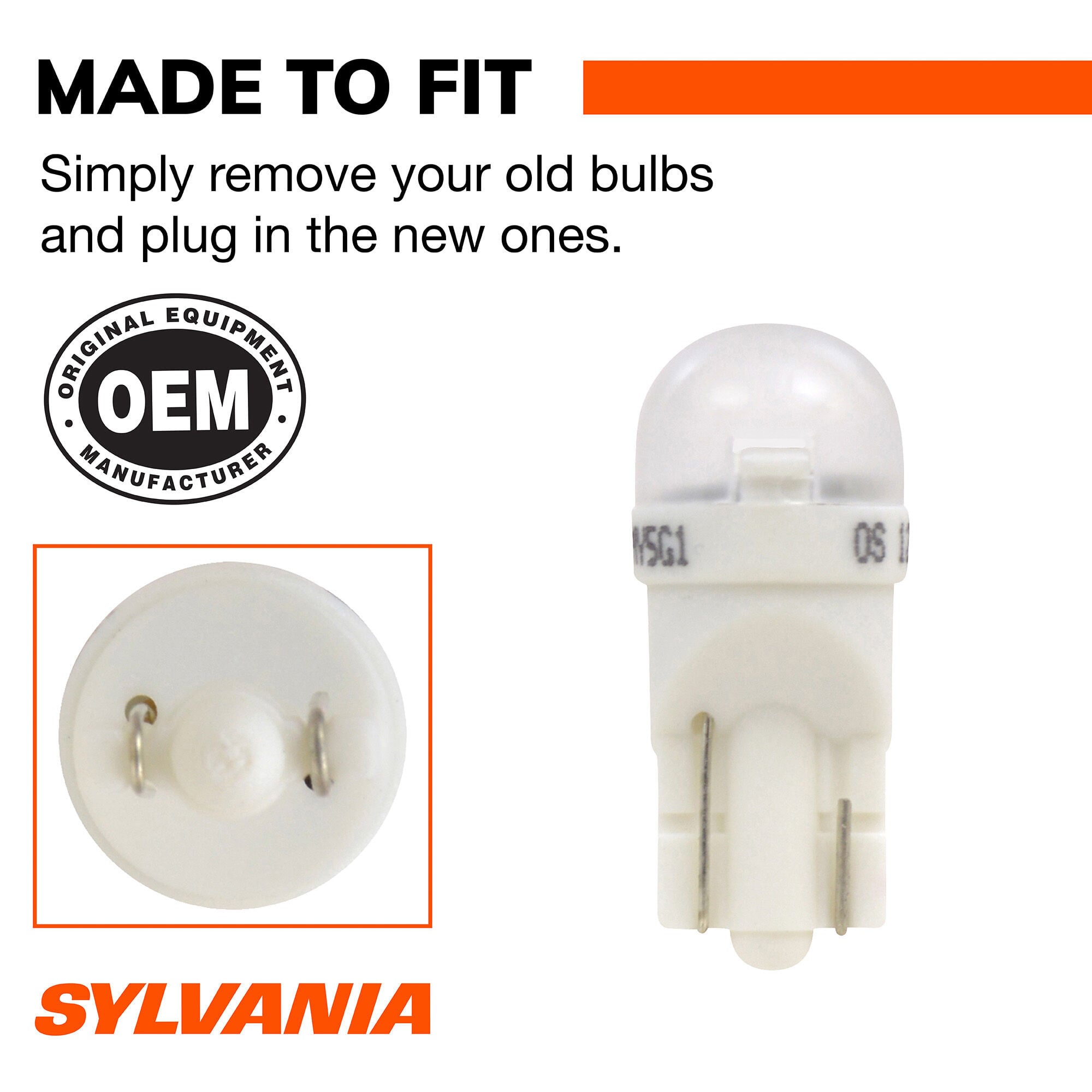 SYLVANIA 2825B BLUE LED Mini Bulb, 1 Pack