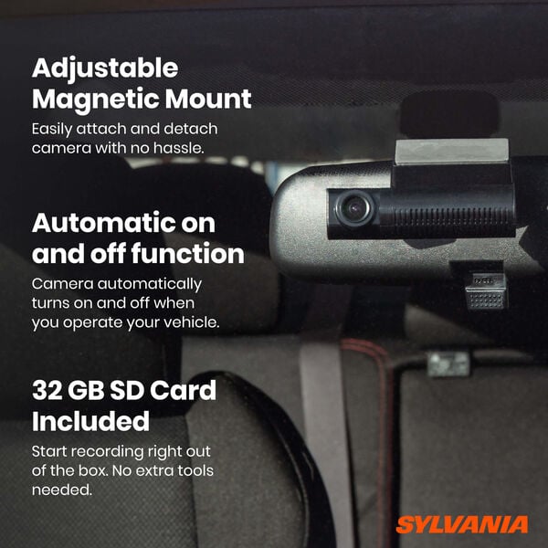 SYLVANIA Roadsight Stealth Dash Camera, , hi-res