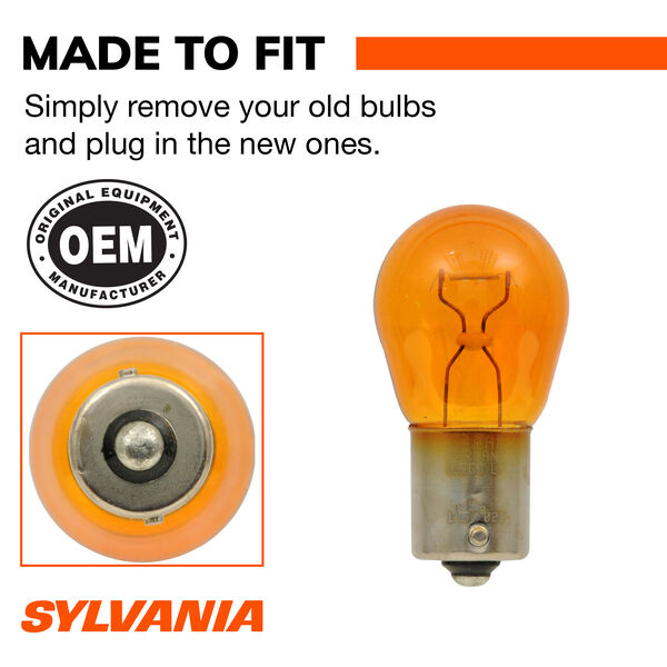 SYLVANIA 1156A Long Life Mini Bulb, 2 Pack, , hi-res