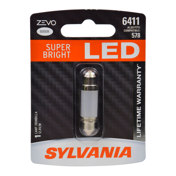 SYLVANIA 6411 WHITE ZEVO LED Mini, 1 Pack, , hi-res