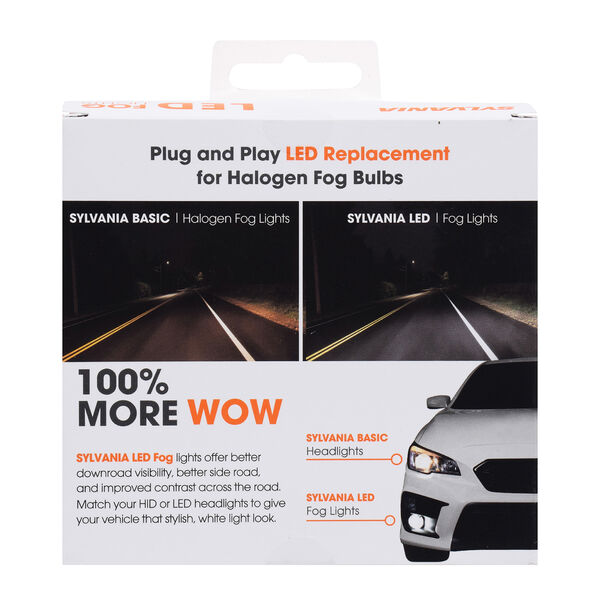 SYLVANIA 9145 ZEVO LED Fog Bulb, 2 Pack, , hi-res