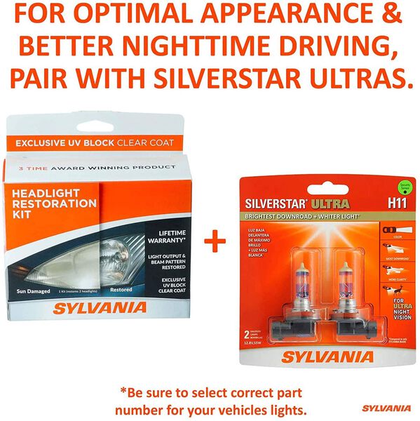 SYLVANIA Headlight Restoration Kit, , hi-res