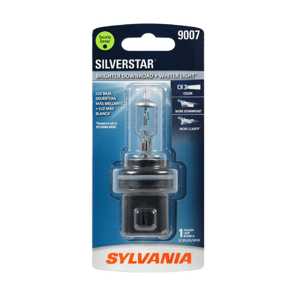 SYLVANIA 9007 SilverStar Halogen Headlight Bulb, 1 Pack, , hi-res