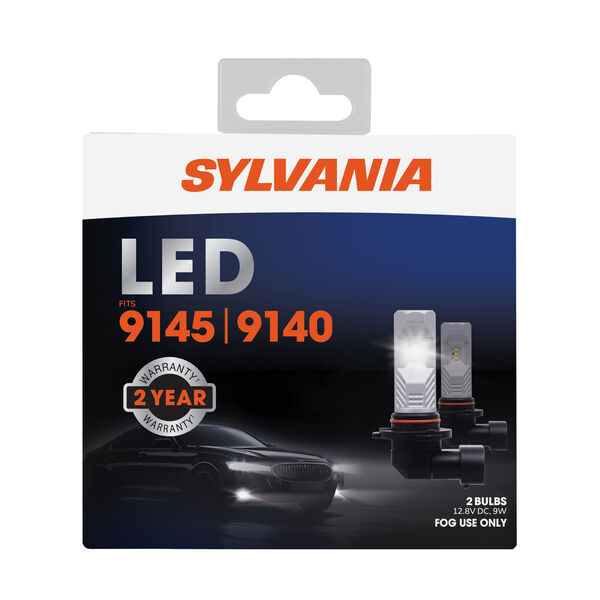 SYLVANIA 9145 LED Fog Bulb, 2 Pack, , hi-res