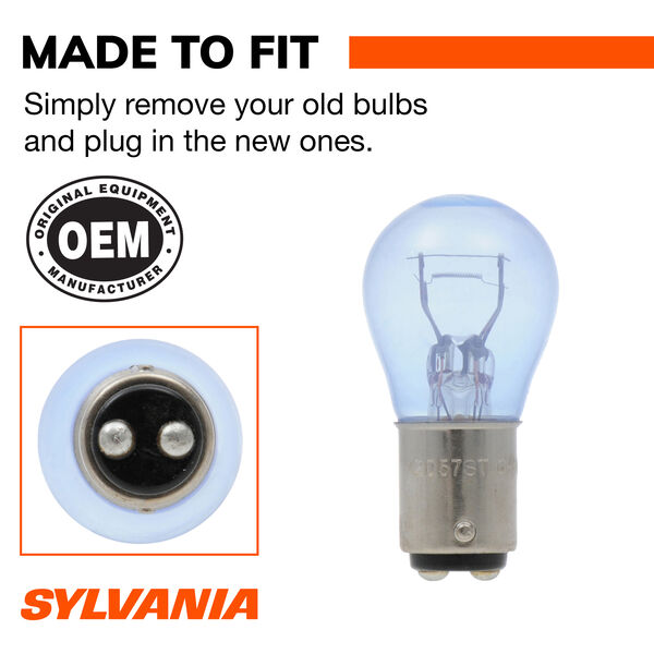 SYLVANIA 2057 SilverStar Mini Bulb, 2 Pack, , hi-res