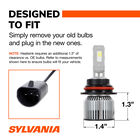 SYLVANIA 9007 LED Powersports & Fog Bulb, 2 Pack, , hi-res