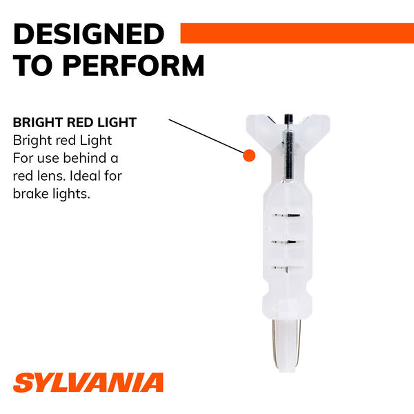 SYLVANIA 3157R RED SYL LED Mini Bulb, 2 Pack, , hi-res