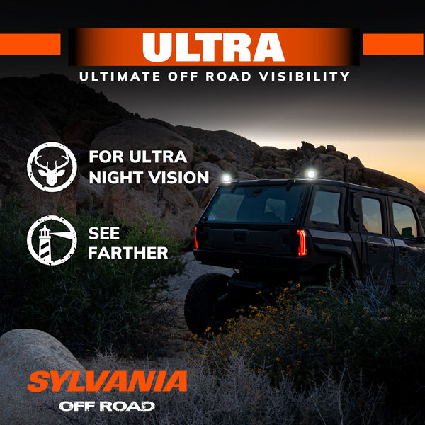 SYLVANIA 2 Inch Ultra Round LED Flood Light Pod, , hi-res