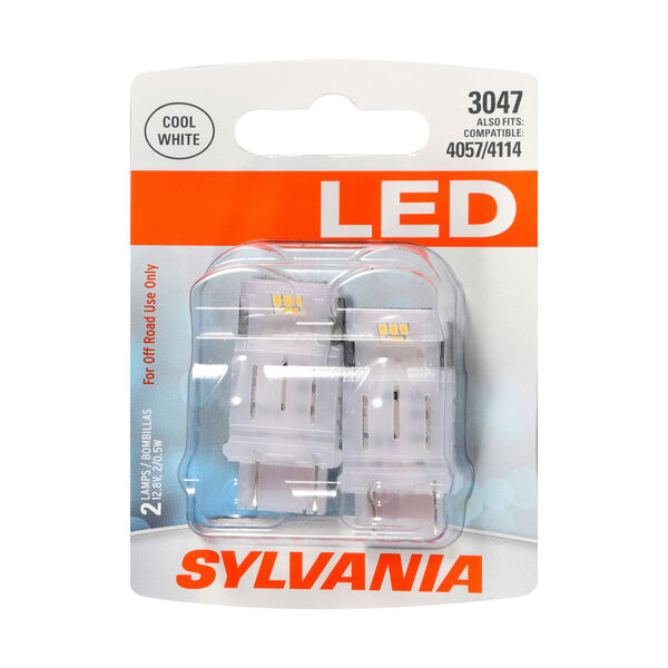 SYLVANIA 3047 WHITE SYL LED Mini Bulb, 2 Pack, , hi-res