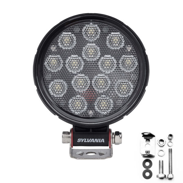 SYLVANIA Rugged 4 Inch LED Pod Round - FLood, , hi-res
