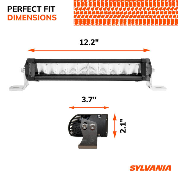 SYLVANIA Ultra 10 Inch LED Light Bar - Spot, , hi-res