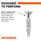 SYLVANIA 4057 AMBER LED Mini Bulb, 2 Pack, , hi-res