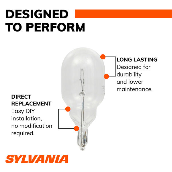 SYLVANIA 912 Long Life Mini Bulb, 2 Pack, , hi-res
