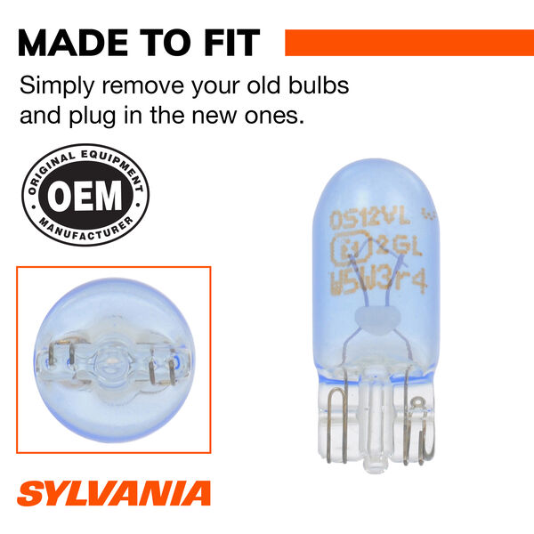 SYLVANIA 2825 SilverStar Mini Bulb, 2 Pack, , hi-res