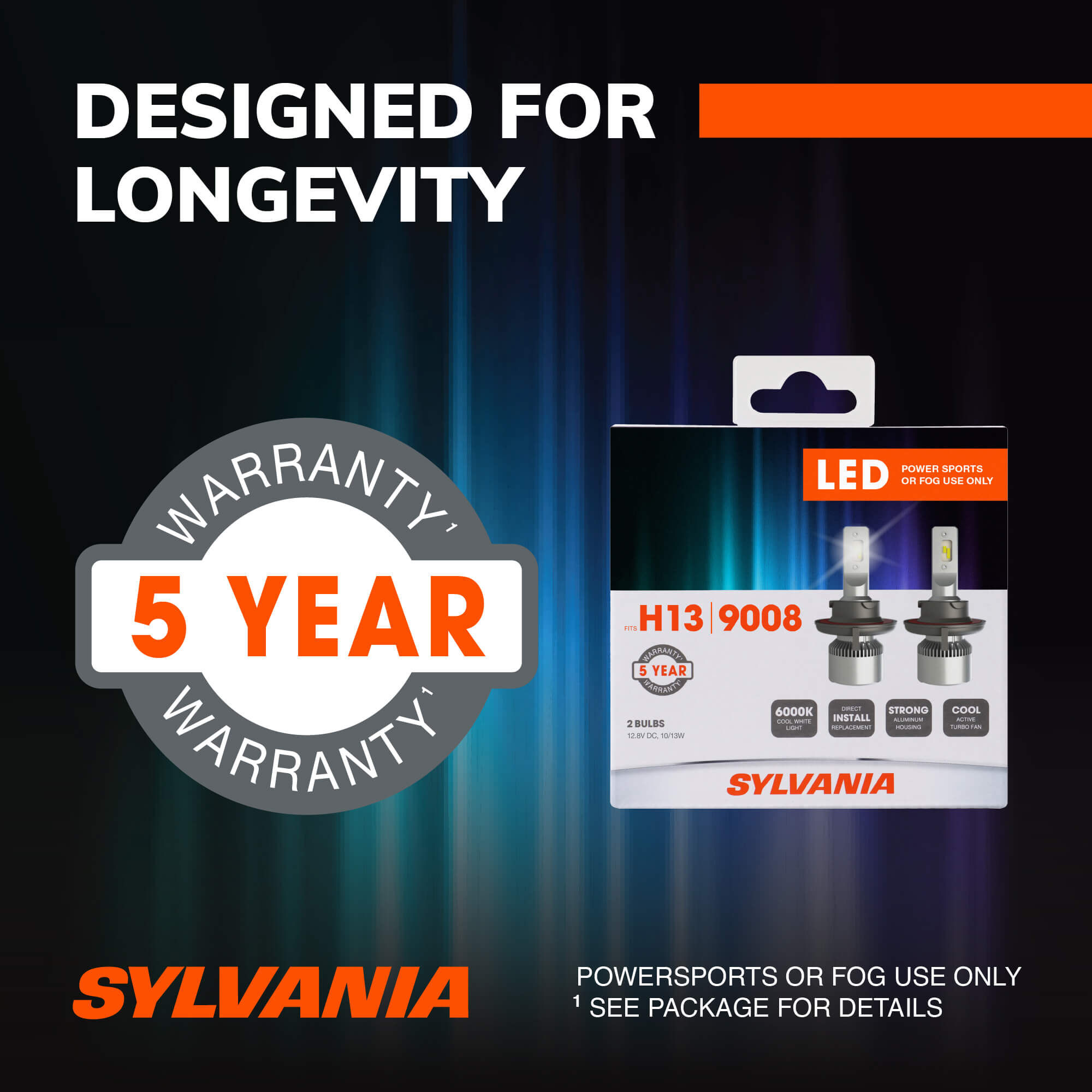 Sylvania h13 led replacement hotsell