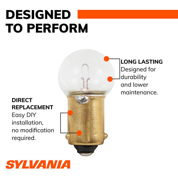 SYLVANIA 55 Long Life Mini Bulb, 2 Pack, , hi-res