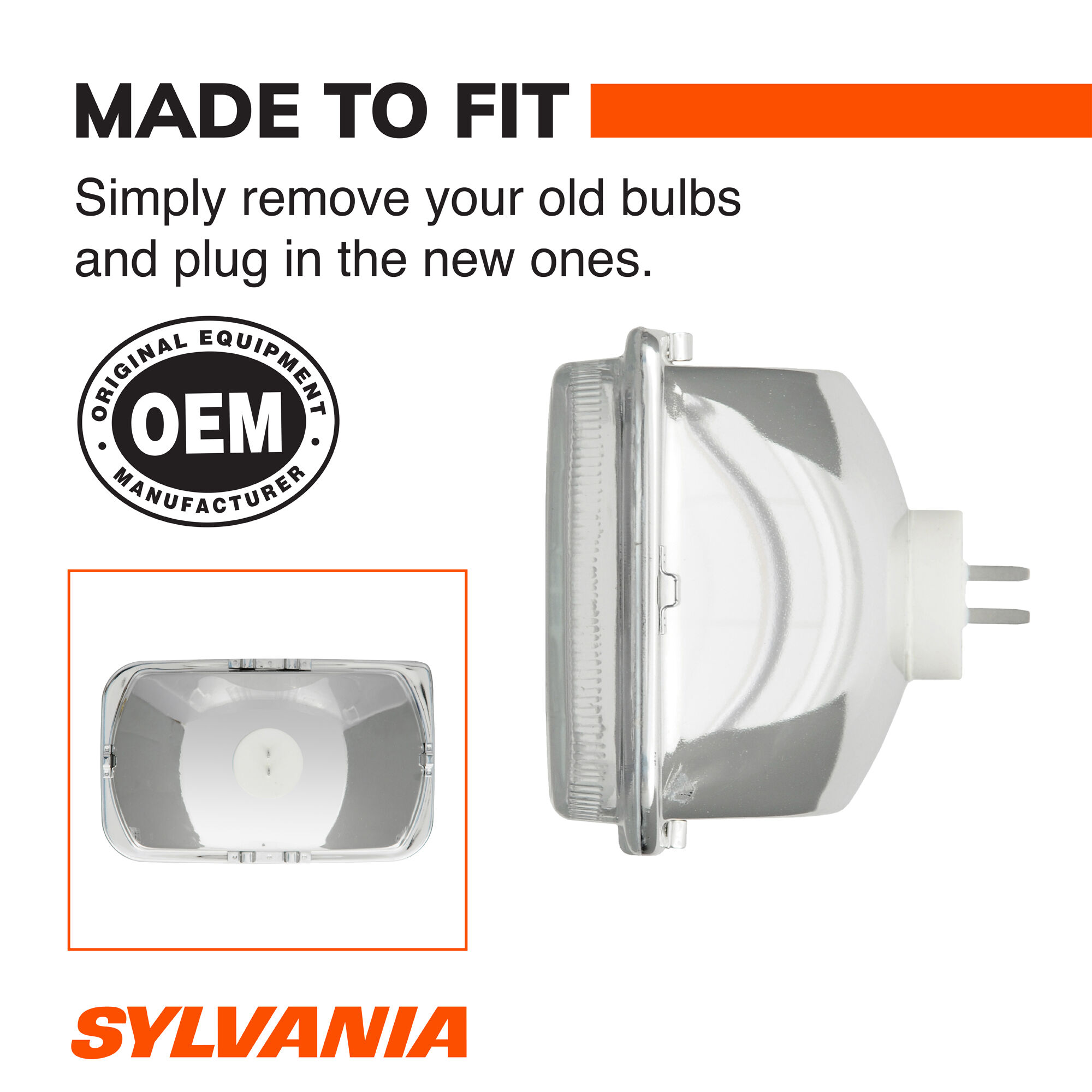 SYLVANIA H4703 XtraVision Sealed Beam Headlight, 1 Pack
