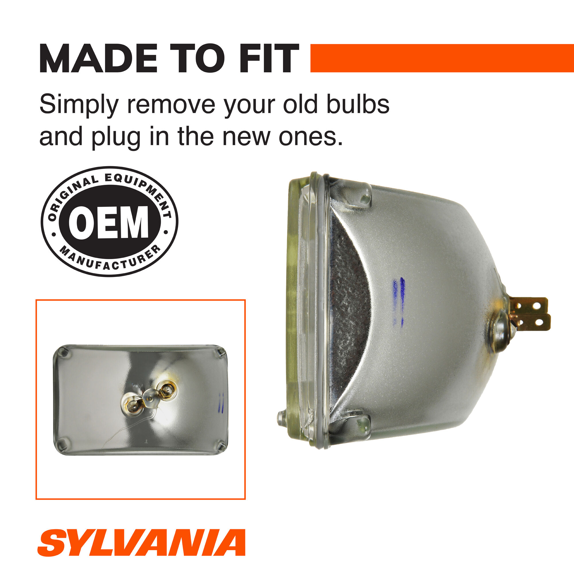 SYLVANIA H4651 XtraVision Sealed Beam Headlight, 1 Pack