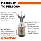 SYLVANIA 2357A AMBER ZEVO LED Mini, 2 Pack, , hi-res
