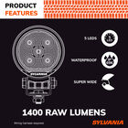 SYLVANIA Rugged 3 Inch LED Pod Round - Flood, , hi-res