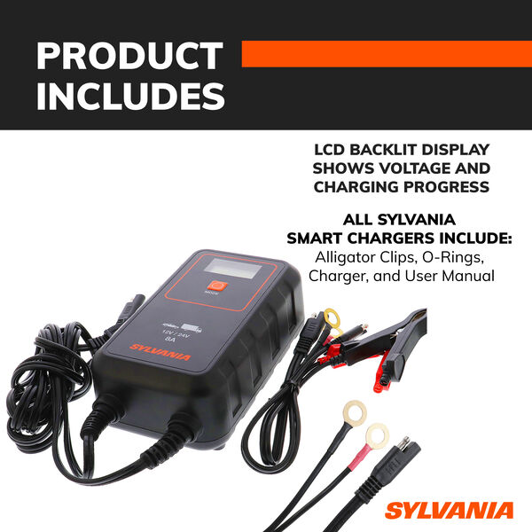 SYLVANIA Smart Charger - 8 Amp