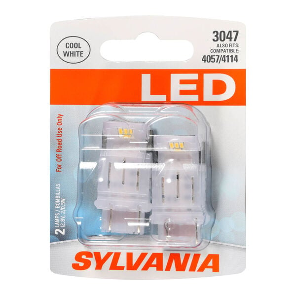 SYLVANIA 3047 WHITE SYL LED Mini Bulb, 2 Pack, , hi-res